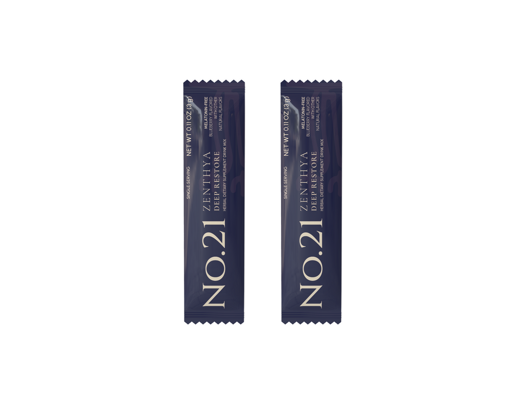 Zenthya Deep Restore No.21 single-serve stick packs