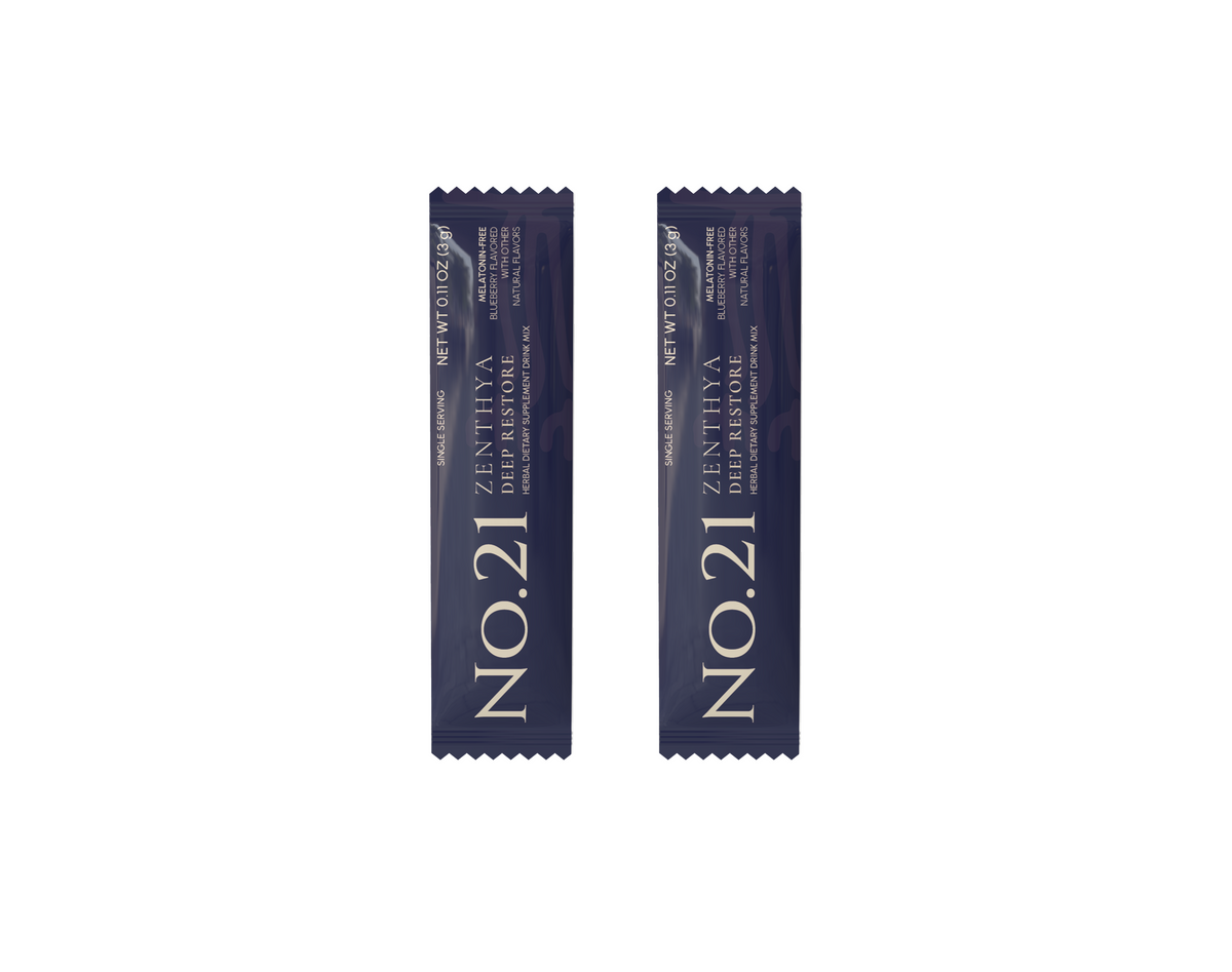 Zenthya Deep Restore No.21 single-serve stick packs
