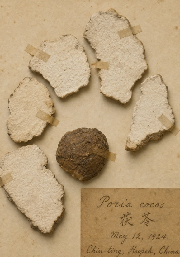 Poria botanical specimen (Poria Cocos)